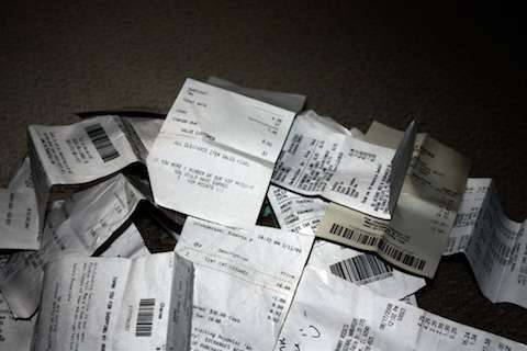 Organizing receipts can be quick and easy!